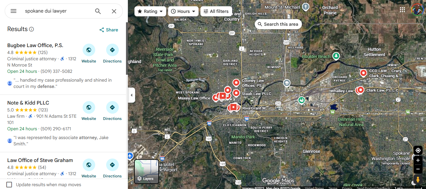 Map Rankings example